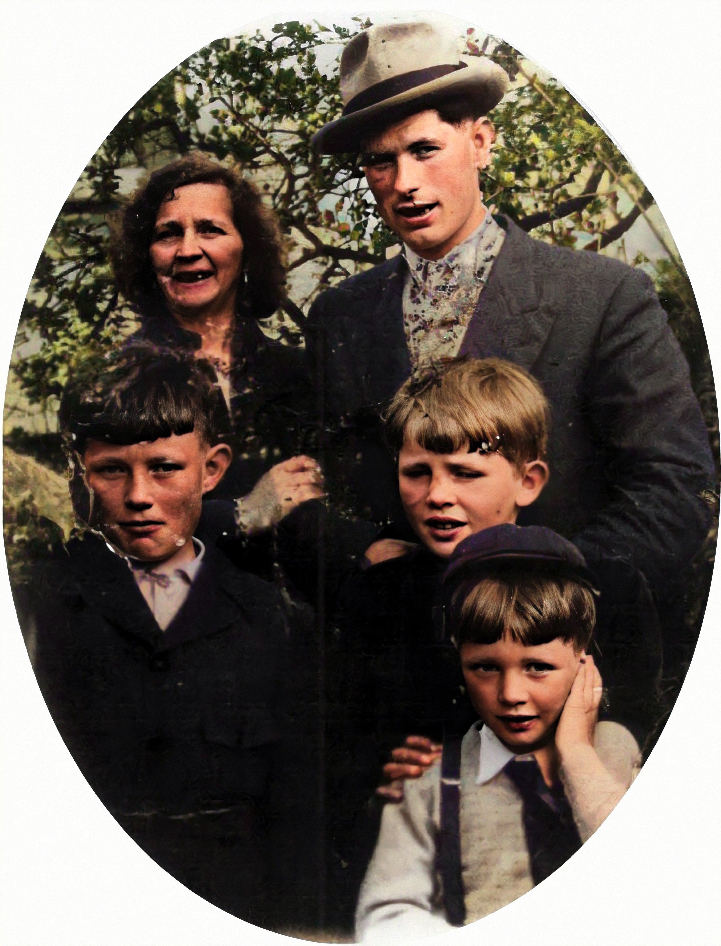 Familien Kåre Olsen og Valgjerd Bakkedal