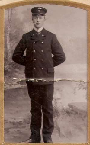 Jernbanestasjonsmester Halfdan Frørup von Krogh Albertsen